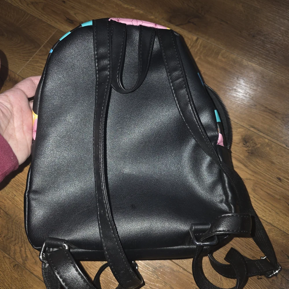 Geometric Pattern Mini Backpack - Picture 4 of 4